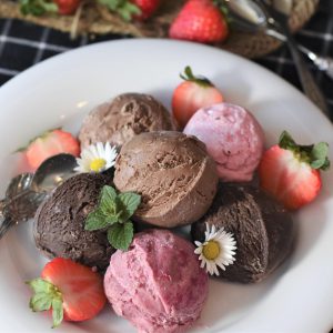 Blueberry Lemon Ice Cream